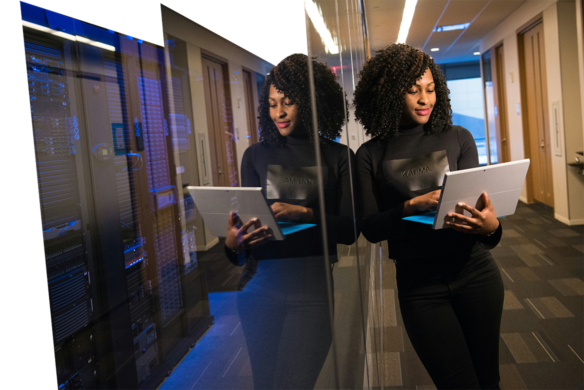 Ilustração de hospedagem de sites